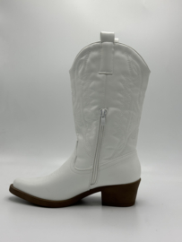 Cowboy boots white 301-A32P