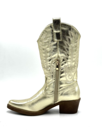 Cowboy boots gold