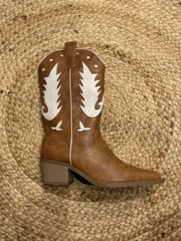 Cowboy boots camel beige 669