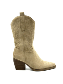 Cowboy boots khaki suede DE1152S