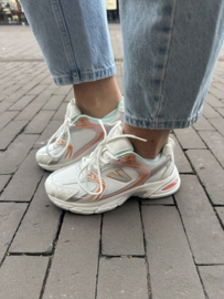Sneakers white/orange G001