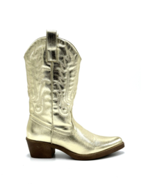 Cowboy boots gold