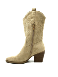 Cowboy boots khaki suede DE1152S