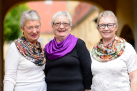 Violette sjaal voor volwassenen