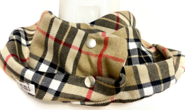 Beige en camelkleur sjaal