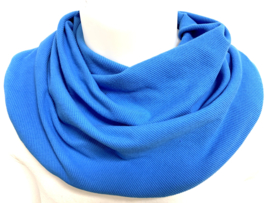 Ibizia blauwe rib sjaal