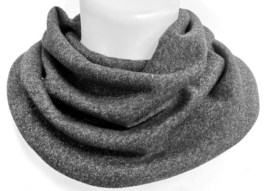 Zwart slabbetje met glitter