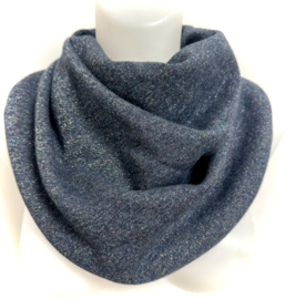 Marineblauwe slab met goud en blauw glitter