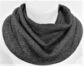 Zwart sjaal met glitter