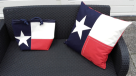 Tas en kussen met Texaanse Vlag