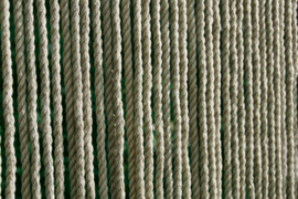 TOULON 4 90x210cm 'cordage' vert olive