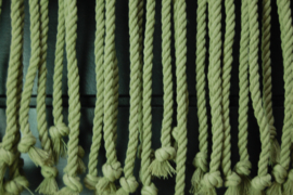 TOULON 4 100x230cm 'cordage' vert olive