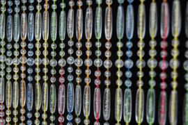 FRÉJUS 6 90x210cm perles multi-couleurs