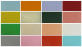 Encaustic Wasblokjes set "Soft Colors"