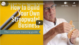 Video training Masterclass Stroopwafels - How to make Stroopwafels + E-Book