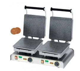 Stroopwafel machine double with timer