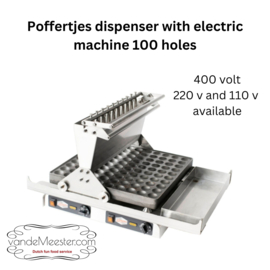 Poffertjes dispenser on rails