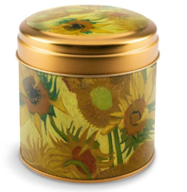 Stroopwafelblik Van Gogh Sunflowers doos 6 stuks