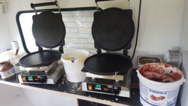 Easy-Pancake machine met timer