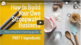 Video training Masterclass Stroopwafels - How to make Stroopwafels + E-Book