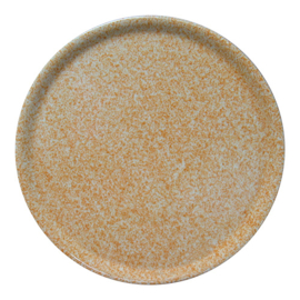 Pancake plate / Pizza plate porcelain Sand stone