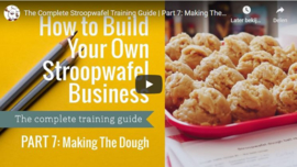 Video training Masterclass Stroopwafels - How to make Stroopwafels + E-Book