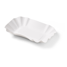 Dish scalloped 9 x 14 x 3 ORGANIC - 250 pieces