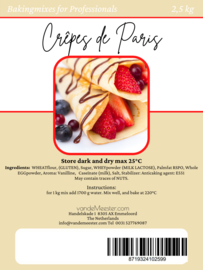 Crêpesmix 2,5 kg - Crêpes de Paris