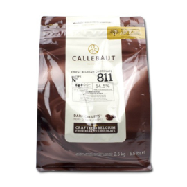 Callebaut smeltchocolade puur - 811 - 2,5kg