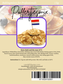 Dutch Poffertjesmix  1 Kg
