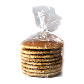 Doos stroopwafels BLANCO 15 pakjes van 8 stroopwafels