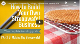 Video training Masterclass Stroopwafels - How to make Stroopwafels + E-Book