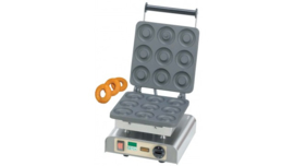 Donut waffle machine with timer