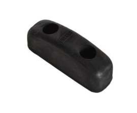 Poort-aanslag Hard Rubber 12cm x 4,5cm hoog, en 4 cm breed. Art.0504