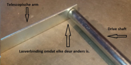 Quiko Boxter, opener voor garage-kanteldeuren. 1x midden motor. Art. 0591