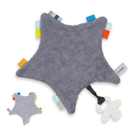 Labeldoekje Star - Grijs/Antraciet