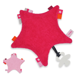 Labeldoekje Star - Roze/Fuchsia