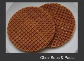 Stroopwafels met roomboter bereid