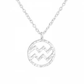 Sterrenbeeld halsketting 925 zilver | Waterman