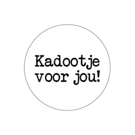Sticker 'Kadootje voor jou!' | 10 stuks