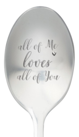 One message spoon | ALL OF ME LOVES ALL OF YOU