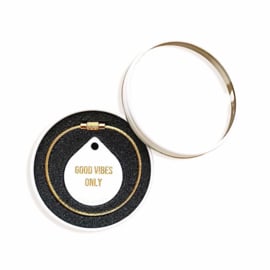 Drop Keychain | GOOD VIBES ONLY