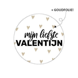 Sticker 'Mijn liefste Valentijn' | 10 stuks