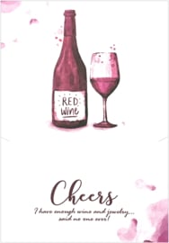 Sieradenwenskaart 'Cheers'