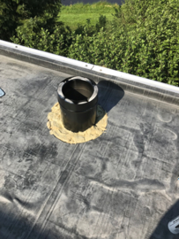 Veranda - installatie pakket plat dak 150/200mm - alles dubbelwandig