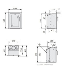 Contura I4 M3SF zwart