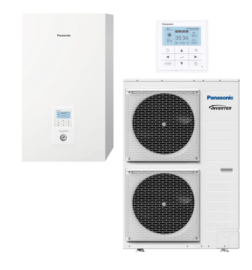 Panasonic Aquarea T-cap Split 12 kw hoog - set