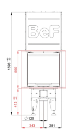 Bef Home 3-zijdig - Therm V 10 U (lift deur) diep