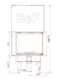 Bef Home hoek - Feel V 7 CP - rechts (lift deur) ondiep