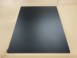 Vloerplaat rechthoek zwart staal 80 x 99